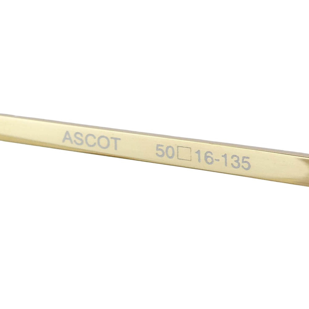 オリバーゴールドスミス ASCOT アスコット サングラス アイウェア フレーム：ブラック系 50□16-135【中古】