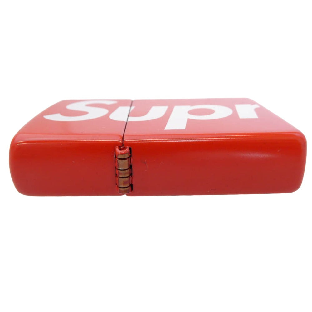 Supreme シュプリーム Logo Zippo ロゴ ジッポ ライター レッド系【美品】【中古】