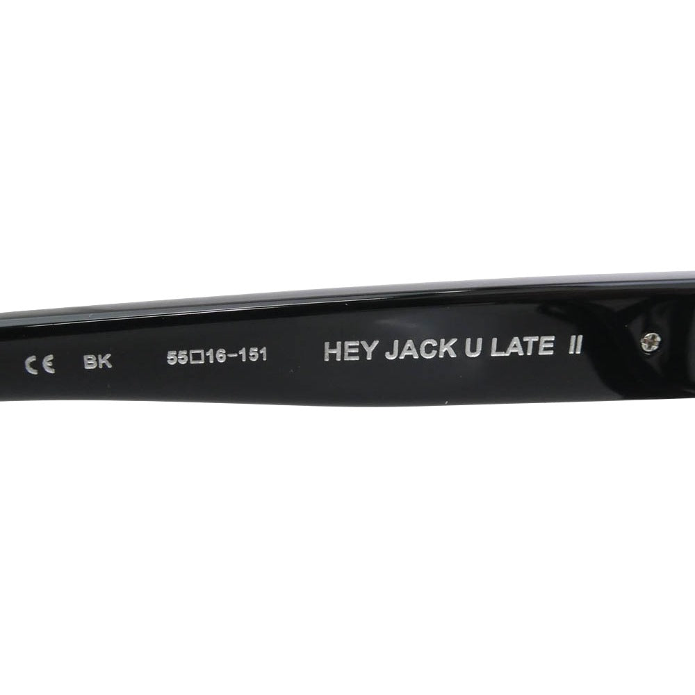 U*2様 Chrome Hearts アイウェア ブラック CHROME HEARTS クロムハーツ（原本無） HEY JACK U LATE 2 ダガー