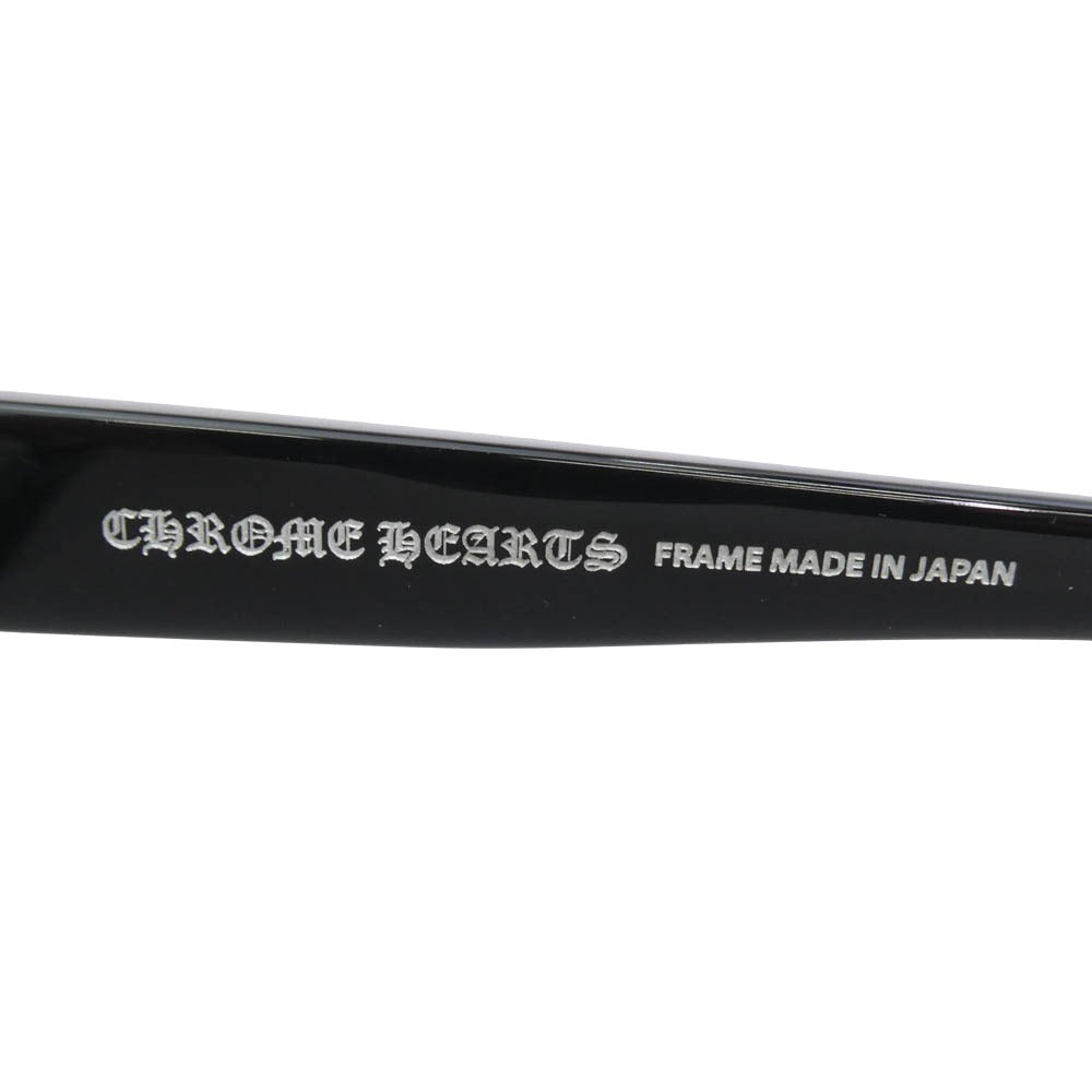 CHROME HEARTS クロムハーツ（原本無） HEY JACK U LATE Ⅱ ダガー サングラス アイウェア ブラック系 50□16-151【中古】