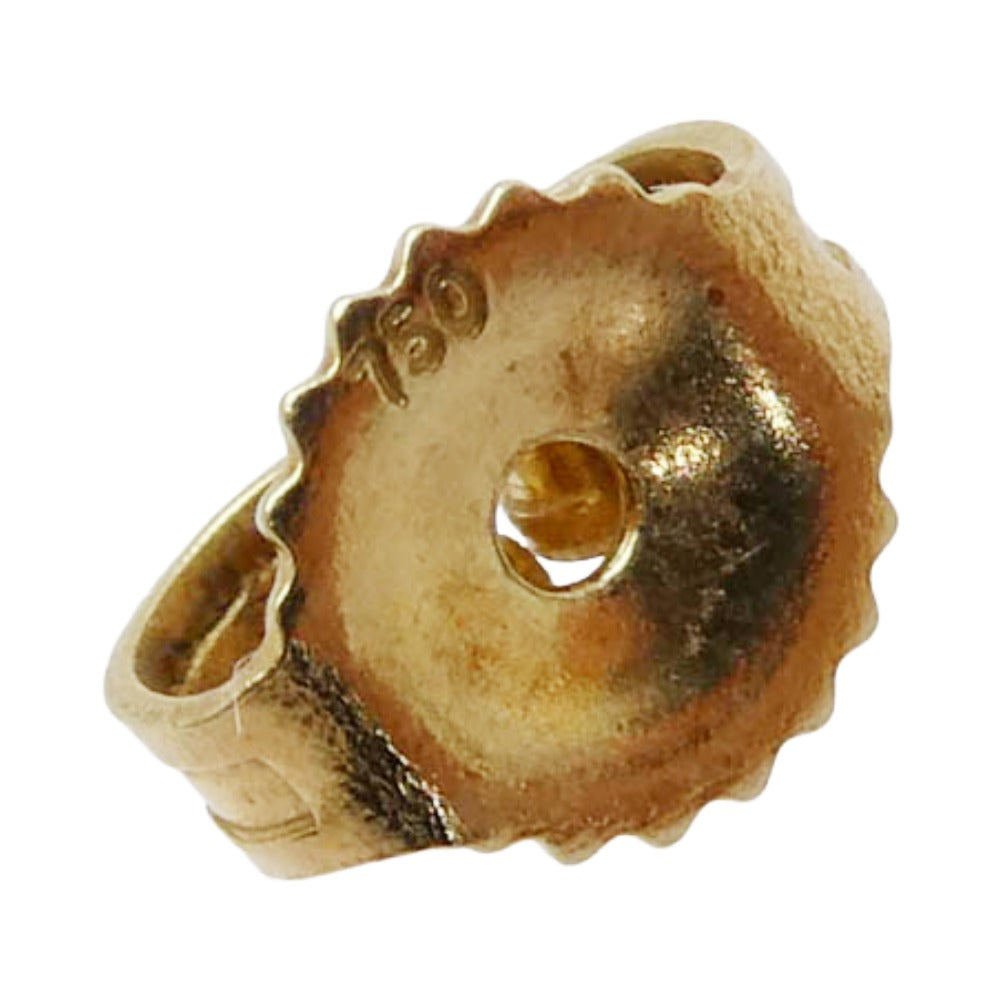 CHROME HEARTS クロムハーツ（原本無） 22K STD CRSBL DIA 22Kクロスボールスタッド 1ダイヤ ピアス ゴールド系【中古】