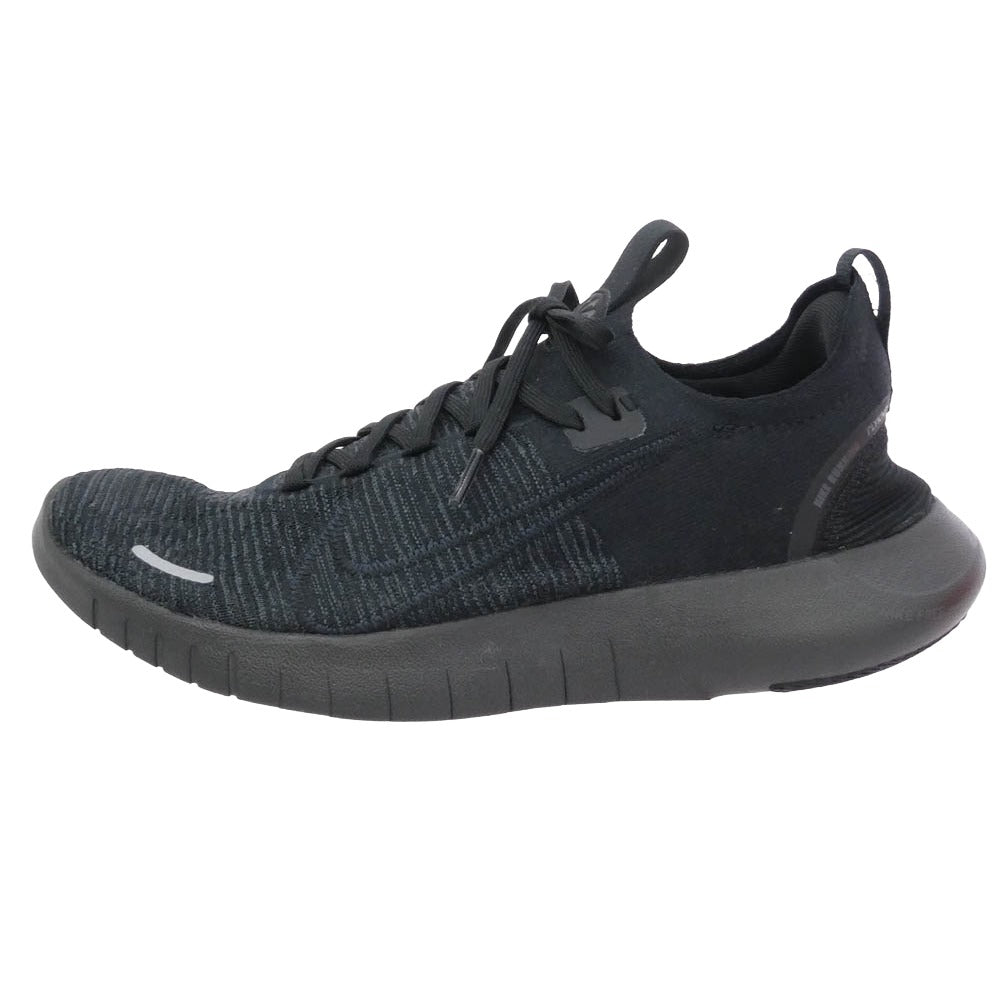 NIKE ナイキ FB1276-001 FREE RUN FLYKNIT NN フリーラン フライニット ネクストネイチャー ランニングシューズ スニーカー ブラック系 27【美品】【中古】