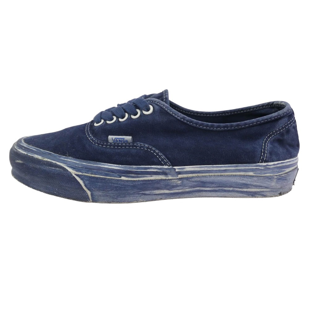 VANS バンズ VN000CQALKZ Authentic Reissue 44 LX Dip Dye Dress Blues オーセンティック リイシュー ディップダイドレスブルース スニーカー ネイビー系 27cm【中古】