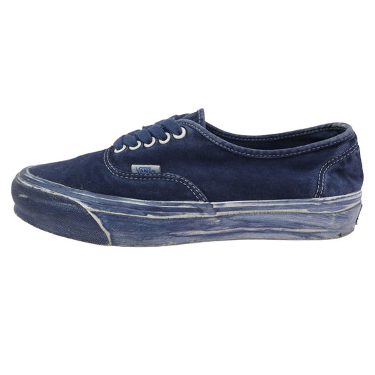VANS バンズ VN000CQALKZ Authentic Reissue 44 LX Dip Dye Dress Blues オーセンティック リイシュー ディップダイドレスブルース スニーカー ネイビー系 27cm【中古】