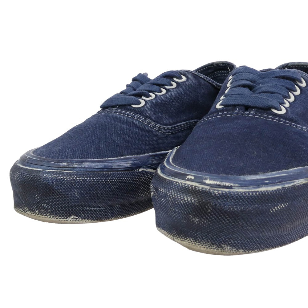 VANS バンズ VN000CQALKZ Authentic Reissue 44 LX Dip Dye Dress Blues オーセンティック リイシュー ディップダイドレスブルース スニーカー ネイビー系 27cm【中古】