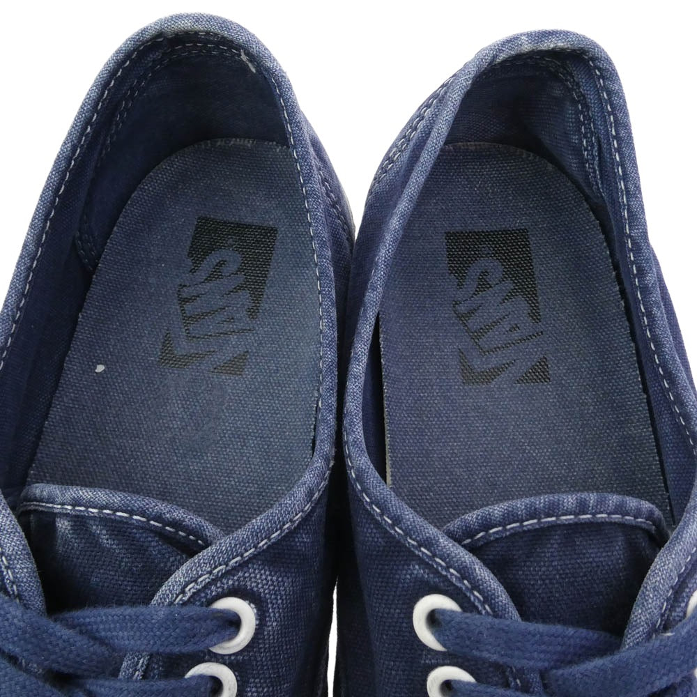 VANS バンズ VN000CQALKZ Authentic Reissue 44 LX Dip Dye Dress Blues オーセンティック リイシュー ディップダイドレスブルース スニーカー ネイビー系 27cm【中古】