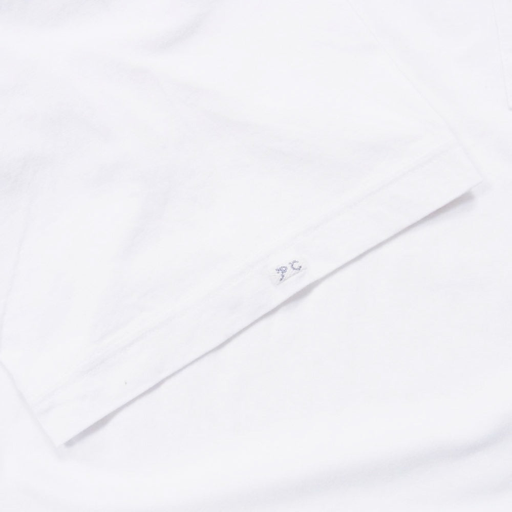 PORTER CLASSIC ポータークラシック POCKET T-SHIRT ポケット付き 半袖 Tシャツ ホワイト系 XL【美品】【中古】