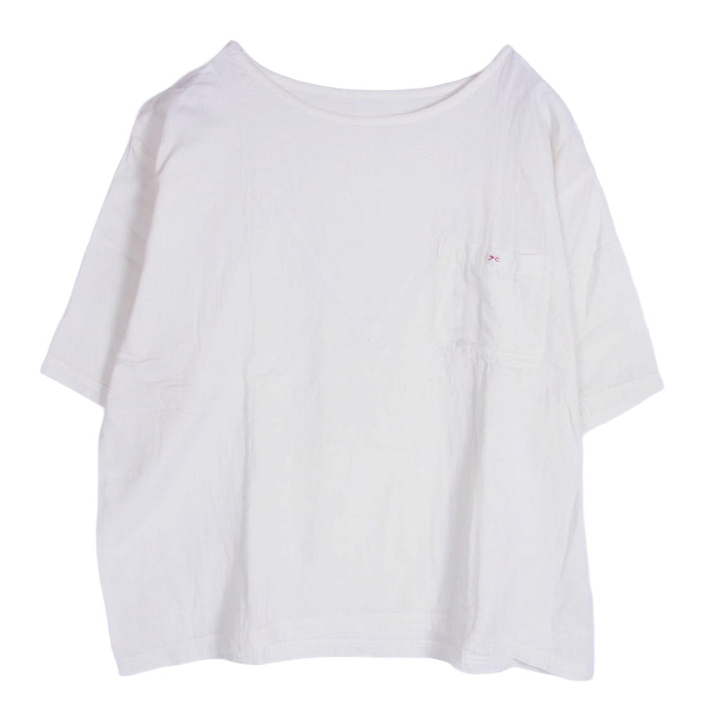 PORTER CLASSIC ポータークラシック GAUZE T-SHIRT ガーゼ 半袖 Tシャツ オフホワイト系 4【中古】