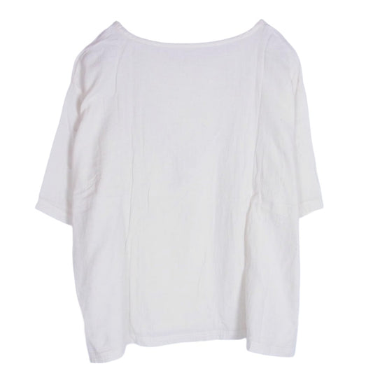 PORTER CLASSIC ポータークラシック GAUZE T-SHIRT ガーゼ 半袖 Tシャツ オフホワイト系 4【中古】