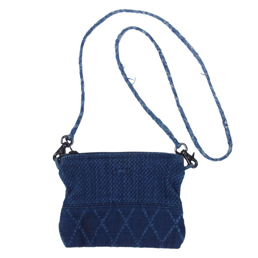 PORTER CLASSIC ポータークラシック KENDO SIMPLE POUCH S 剣道 シンプル ポーチ バッグ インディゴブルー系【中古】