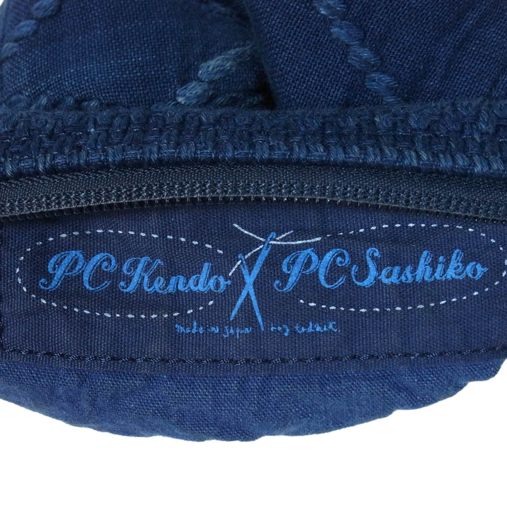 PORTER CLASSIC ポータークラシック KENDO SIMPLE POUCH S 剣道 シンプル ポーチ バッグ インディゴブルー系【中古】