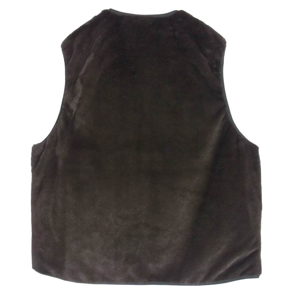DAIWA PIER39 ダイワピア 25AW BJ-44025W TECH REVERSIBLE BRITISH HUNTER FUR VEST テック リバーシブル ブリティッシュ ハンター ファー ベスト モスグリーン系 L【美品】【中古】