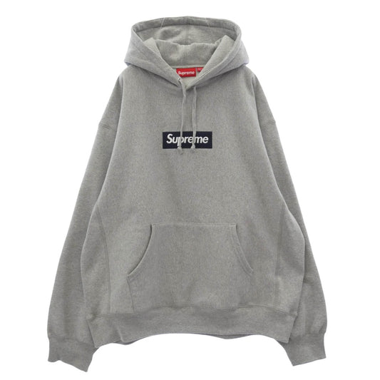Supreme シュプリーム 25AW Box Logo Hooded Sweatshirt ボックスロゴ プルオーバーパーカー フーディ グレー系 XL【中古】