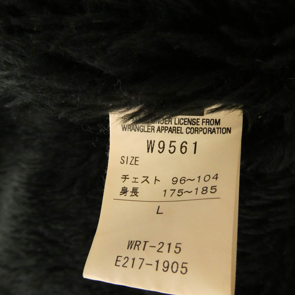 Wrangler ラングラー W9561 WRANGE COAT ボア ランチ コート グレー系 L【中古】