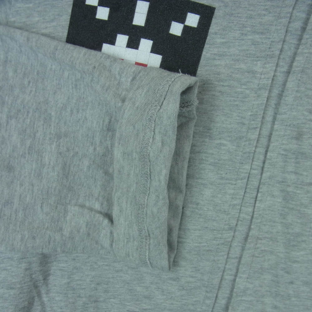 COMME des GARCONS コムデギャルソン 22AW FJ-T005 SHIRT Invader インベーダー 捻れ 長袖 カットソー ロングスリーブ Tシャツ ロンT グレー系 L【中古】