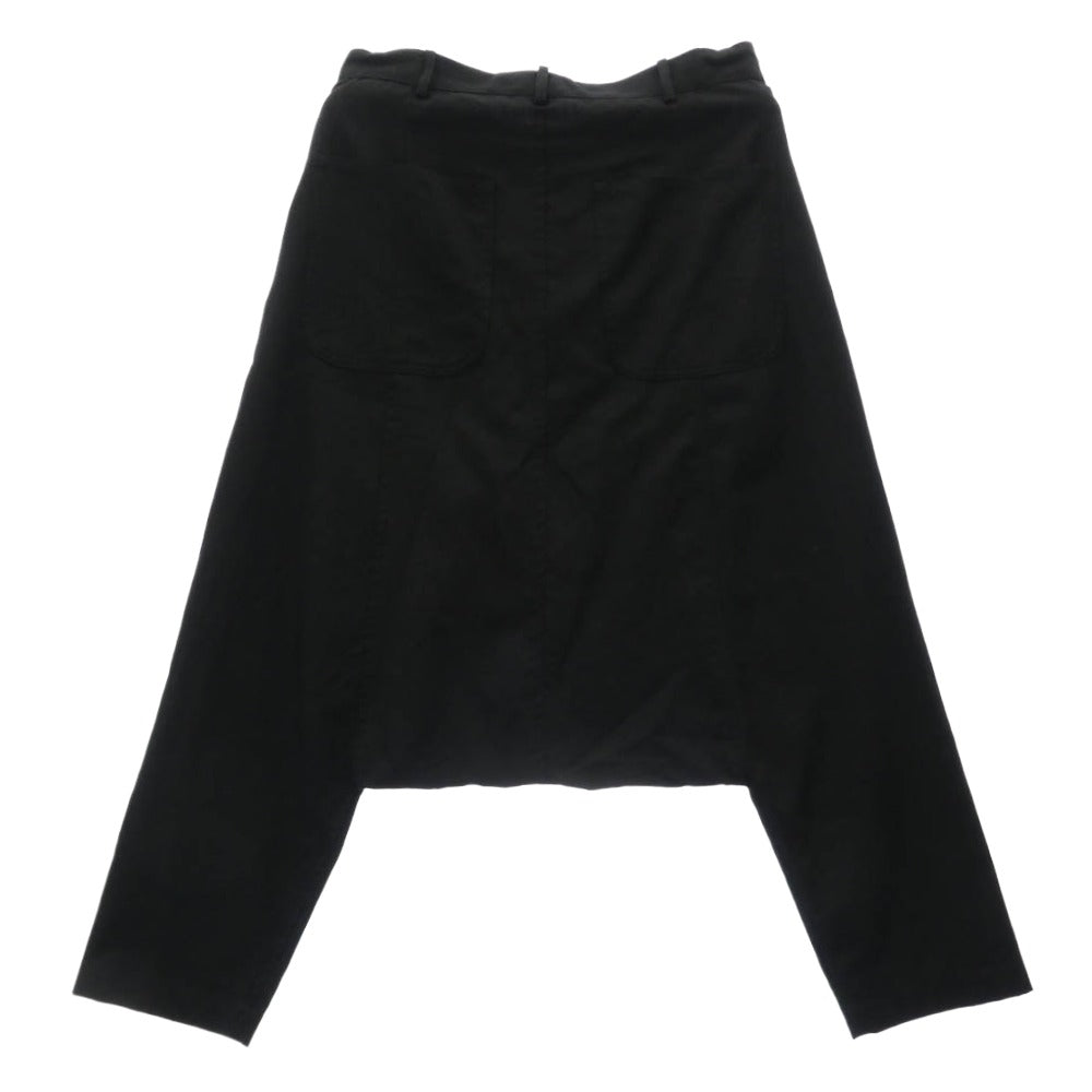 BLACK COMME des GARCONS ブラックコムデギャルソン 1C-P008 AD2014 ウール サルエル パンツ ブラック系 M【中古】