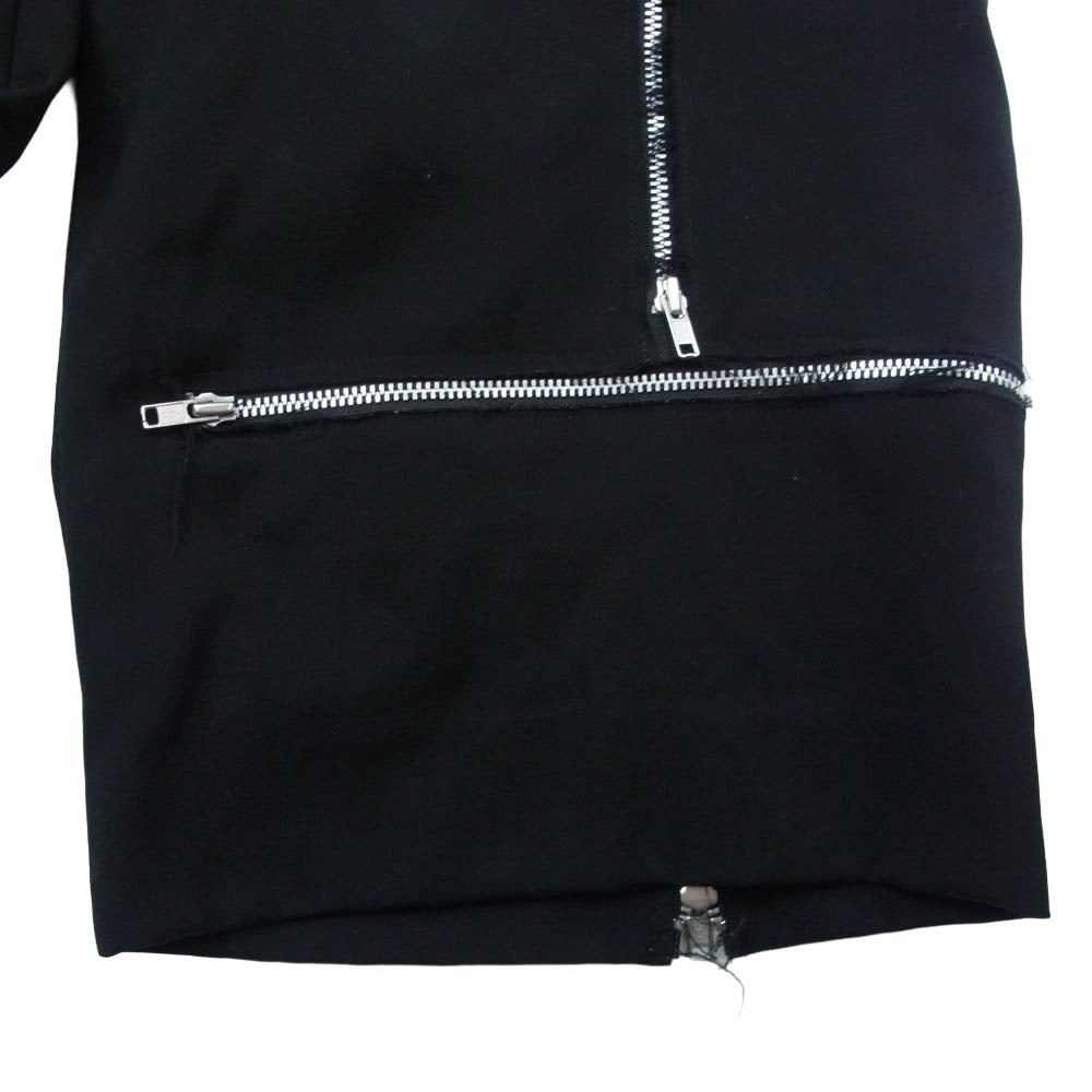 COMME des GARCONS HOMME PLUS コムデギャルソンオムプリュス 19AW PD-P012 マルチジップ ショートハーフ パンツ ブラック系 S【中古】