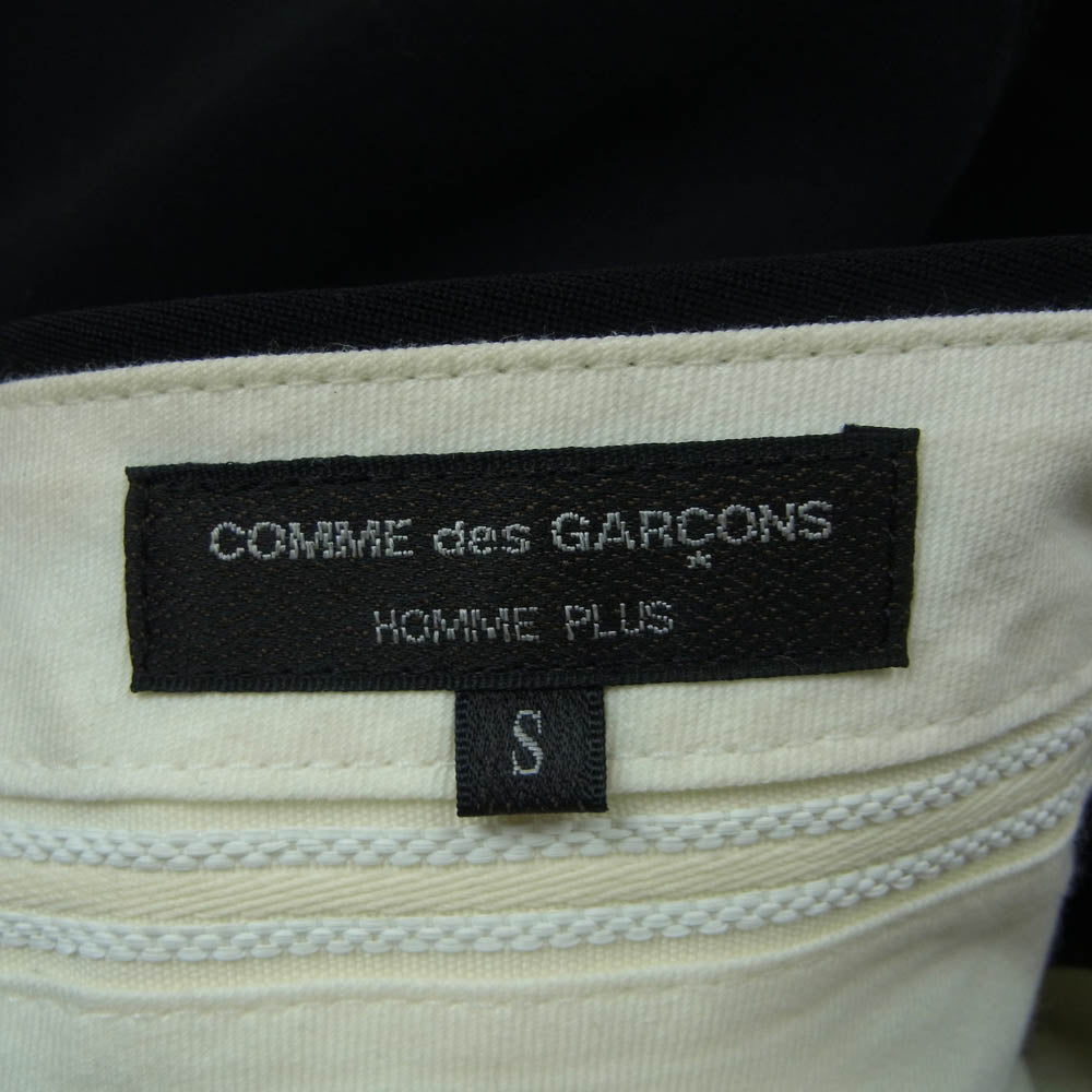 COMME des GARCONS HOMME PLUS コムデギャルソンオムプリュス 19AW PD-P012 マルチジップ ショートハーフ パンツ ブラック系 S【中古】