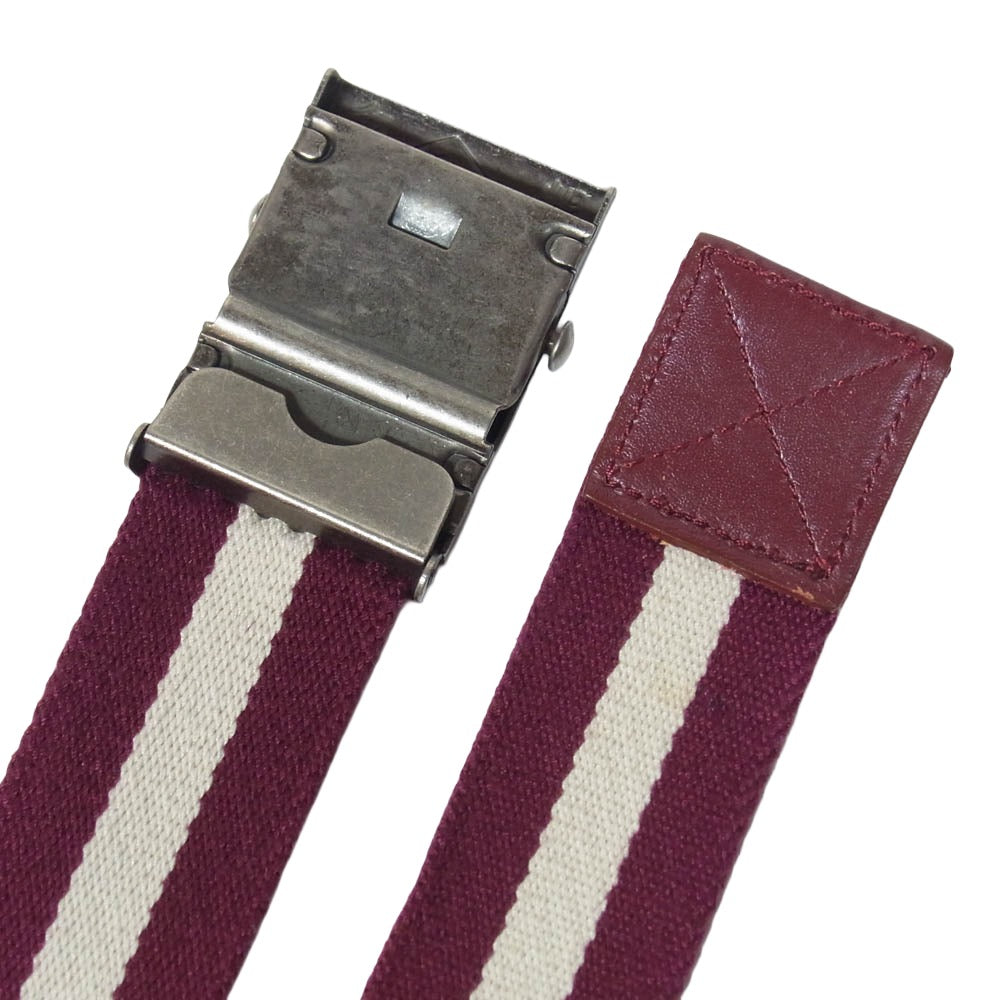 EVISU エヴィス 大黒様バックル GI ベルト ガチャベルト エンジ系 36【中古】