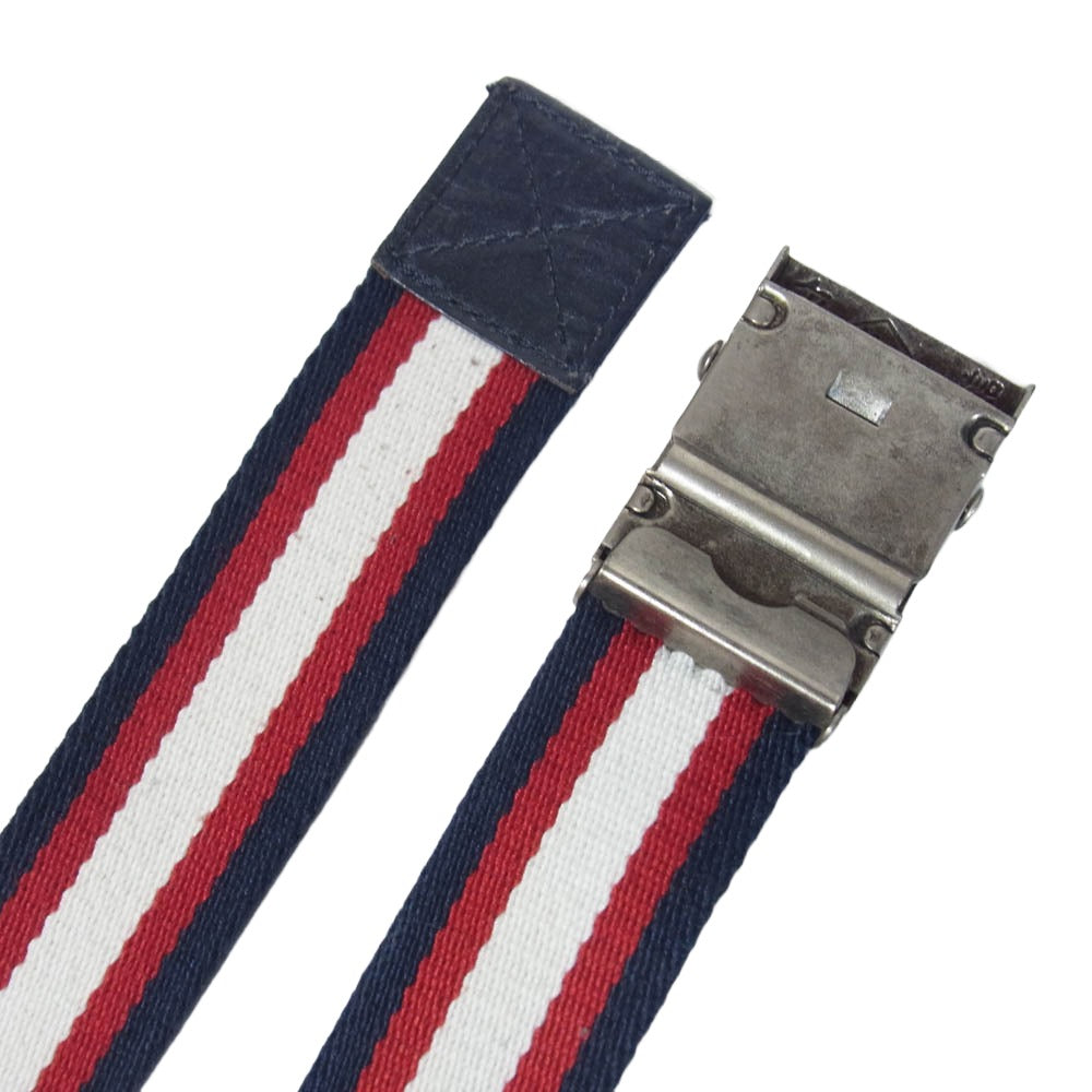 EVISU エヴィス 大黒様バックル GI ベルト ガチャベルト ネイビー系 36【中古】