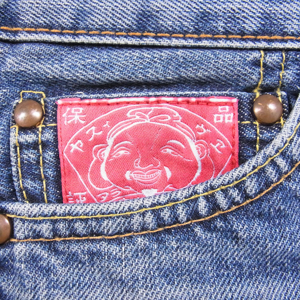 希少✨ EVISU DONNA エヴィスドンナ カモメ刺繍 デニムパンツ EVISU エヴィス DONNA ドンナ カモメ グレー 刺繍 デニム パンツ