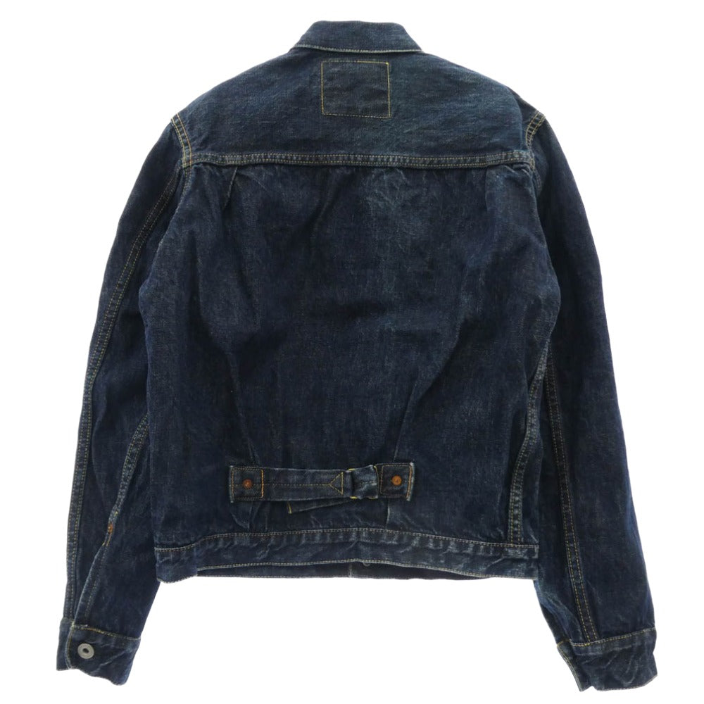 EVISU エヴィス 1213 1st 大戦モデル 月桂樹ボタン デニム ジャケット インディゴブルー系 36 36【中古】