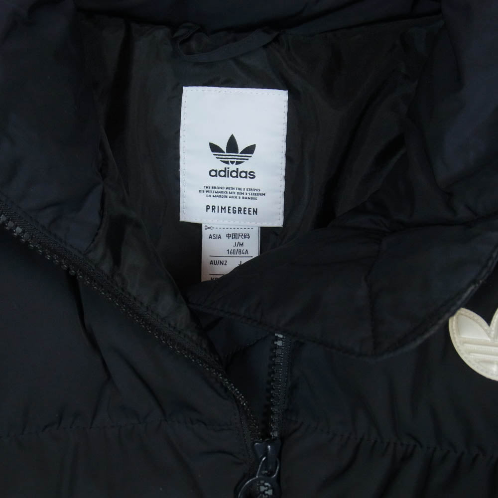 adidas アディダス GU1770 ショートシンセテックダウン 中綿 パファー ジャケット ブラック系 M【中古】