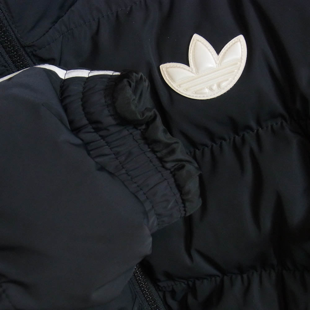 adidas アディダス GU1770 ショートシンセテックダウン 中綿 パファー ジャケット ブラック系 M【中古】