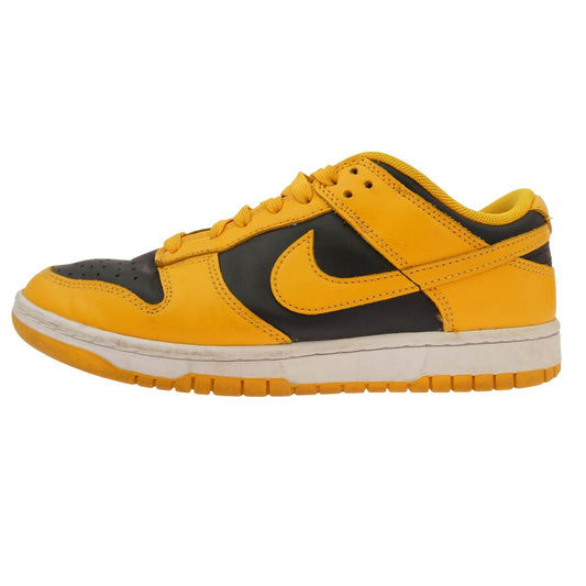 NIKE ナイキ DD1391-004 Dunk Low Championship Goldenrod ダンクロー チャンピオンシップ ゴールデンロッド スニーカー イエロー系 ブラック系 25.5cm【中古】