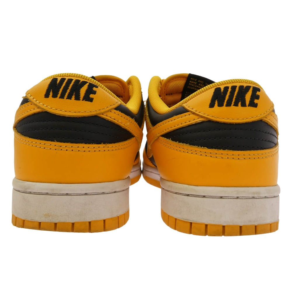 NIKE ナイキ DD1391-004 Dunk Low Championship Goldenrod ダンクロー チャンピオンシップ ゴールデンロッド スニーカー イエロー系 ブラック系 25.5cm【中古】