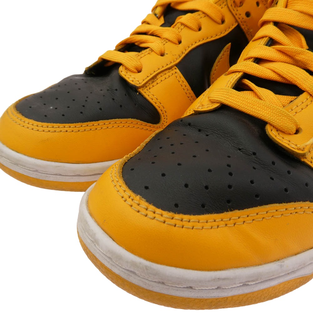 NIKE ナイキ DD1391-004 Dunk Low Championship Goldenrod ダンクロー チャンピオンシップ ゴールデンロッド スニーカー イエロー系 ブラック系 25.5cm【中古】