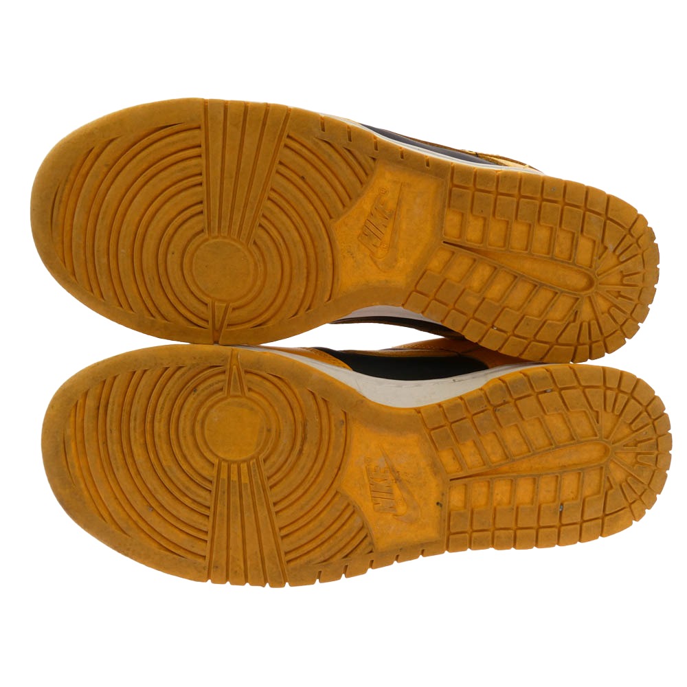 NIKE ナイキ DD1391-004 Dunk Low Championship Goldenrod ダンクロー チャンピオンシップ ゴールデンロッド スニーカー イエロー系 ブラック系 25.5cm【中古】