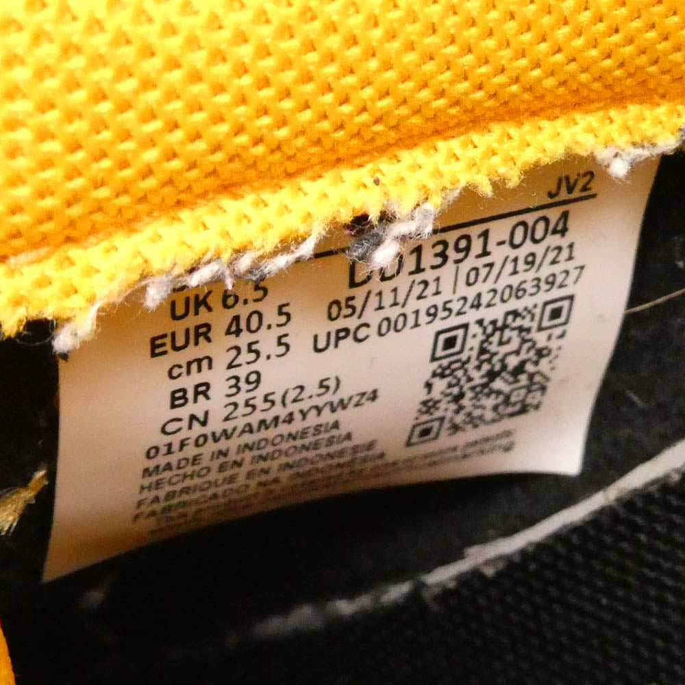 NIKE ナイキ DD1391-004 Dunk Low Championship Goldenrod ダンクロー チャンピオンシップ ゴールデンロッド スニーカー イエロー系 ブラック系 25.5cm【中古】