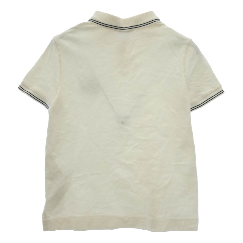 Christian Dior クリスチャンディオール 443T10A4122 Dioriviera Polo Shirt ロゴ 半袖 ポロ シャツ ホワイト系 XS【中古】