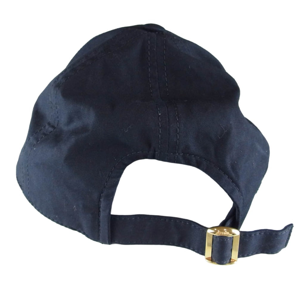 CELINE セリーヌ 2AUT6969P Triomphe Baseball Cap トリオンフ ロゴワッペン ベースボール キャップ 帽子 ブラック系 M【中古】