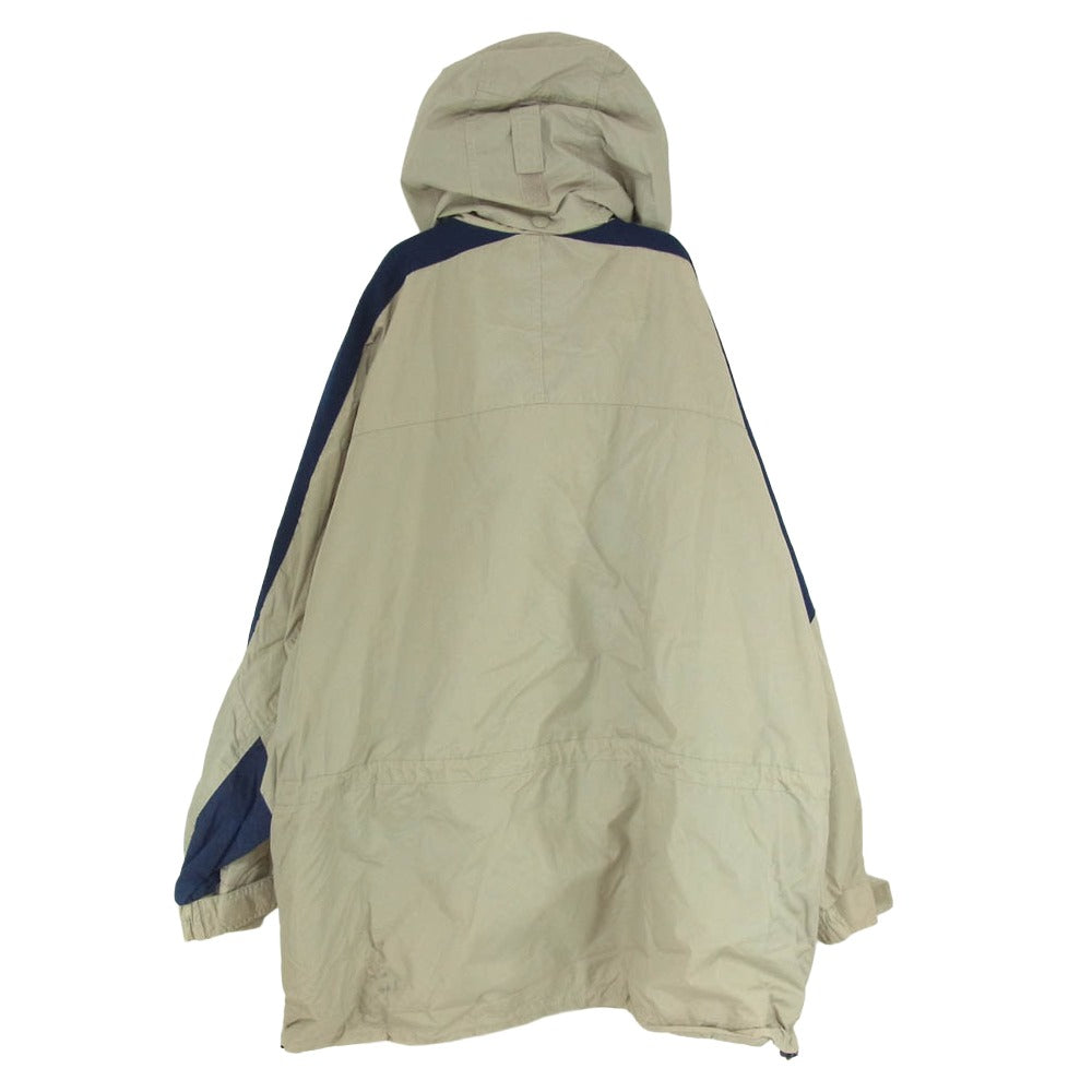 Columbia コロンビア 90s～00s 素材切替 マウンテンパーカー ナイロンジャケット ベージュ系 XL【中古】