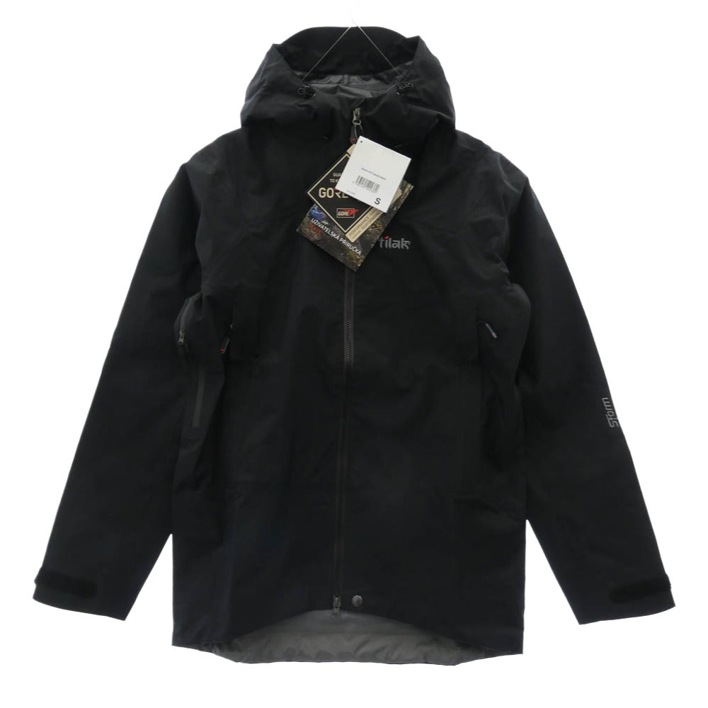 TILAK ティラック storm 23 S caviar black ストーム マウンテンパーカー シェル ジャケット ブラック系 S【極上美品】【中古】
