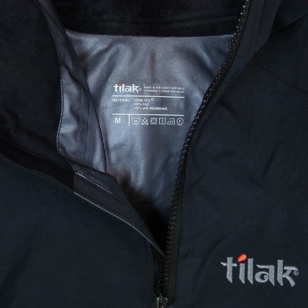 TILAK ティラック storm 23 M caviar black ストーム マウンテンパーカー シェル ジャケット ブラック系 M【極上美品】【中古】