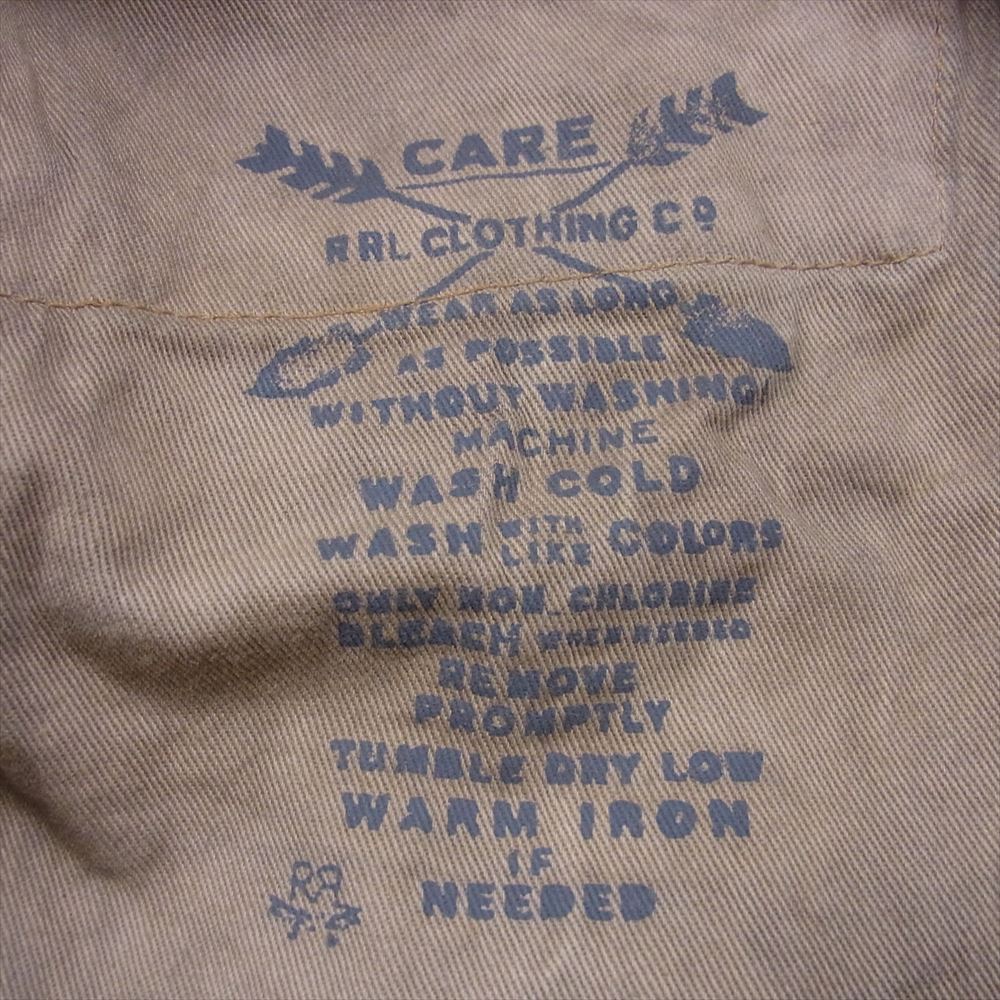 RRL ダブルアールエル USA製 ヴィンテージ加工 SLIM BOOTCU スリム ブーツカット デニム パンツ COFFEE ブラウン系 33X32【美品】【中古】