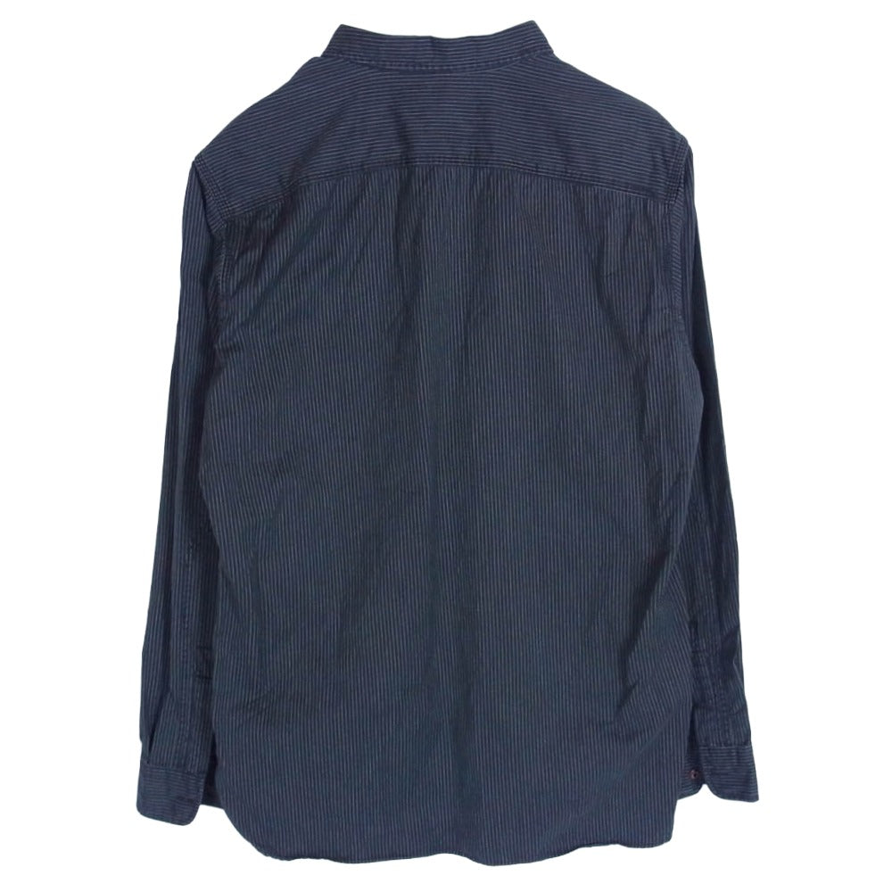 RRL ダブルアールエル 加工 ブラック ウォバッシュ ワーク シャツ ブラック系 M【中古】
