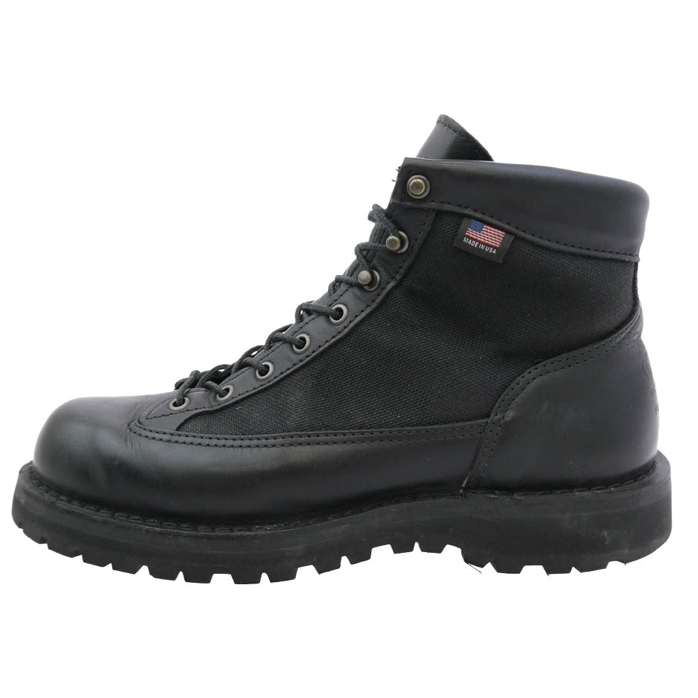 Danner ダナー 31400X USA製 danner light black 白タグ ダナーライト ブラック ブーツ ブラック系 US9.5【中古】