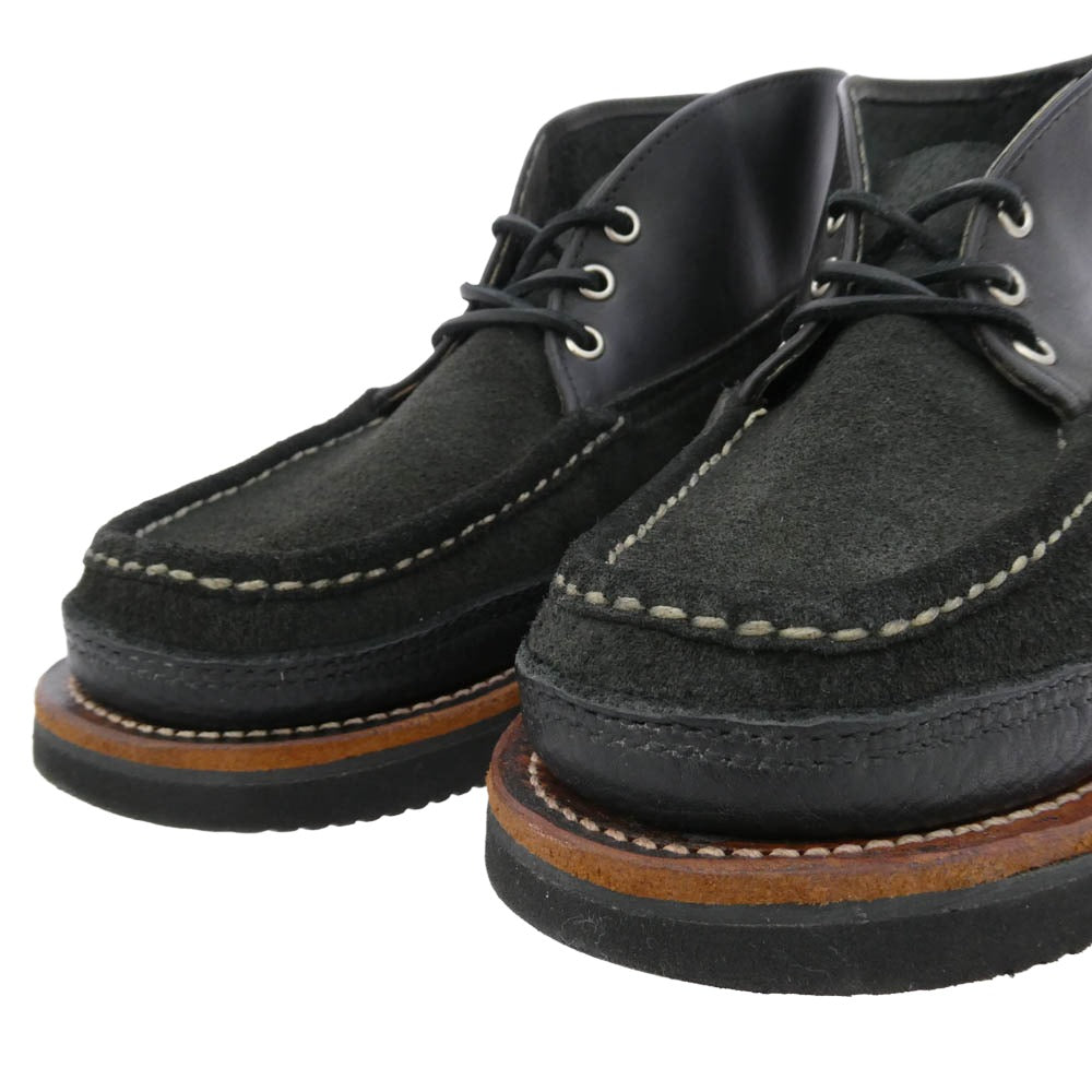 RUSSELL MOCCASIN ラッセルモカシン 200-27W SPORTING CLAYS CHUKKA スポーティングクレイ チャッカ ブーツ ブラック系 US9.5E【中古】