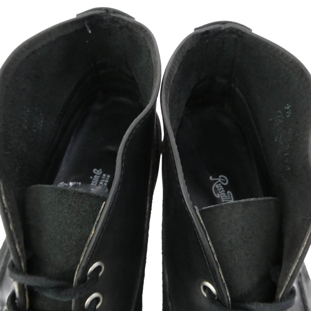 RUSSELL MOCCASIN ラッセルモカシン 200-27W SPORTING CLAYS CHUKKA スポーティングクレイ チャッカ ブーツ ブラック系 US9.5E【中古】