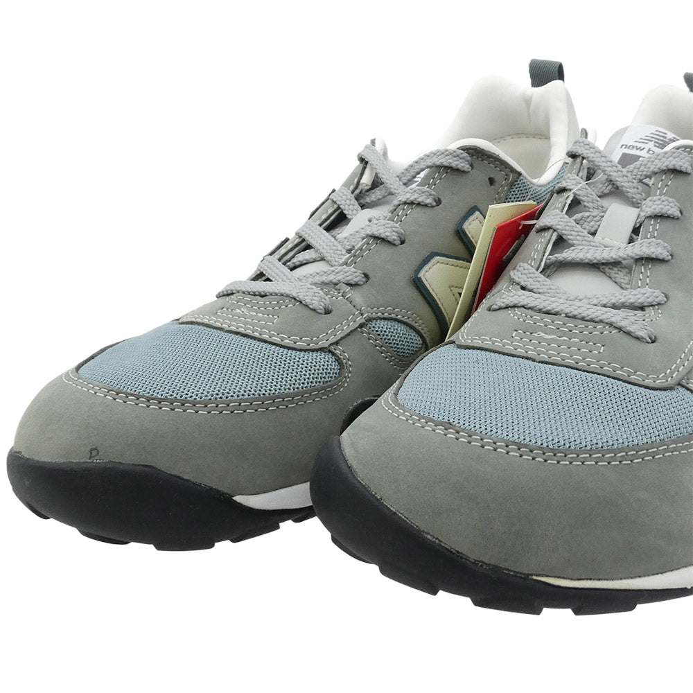 NEW BALANCE ニューバランス ML71BS スエード メッシュ スニーカー グレー系 28cm【中古】