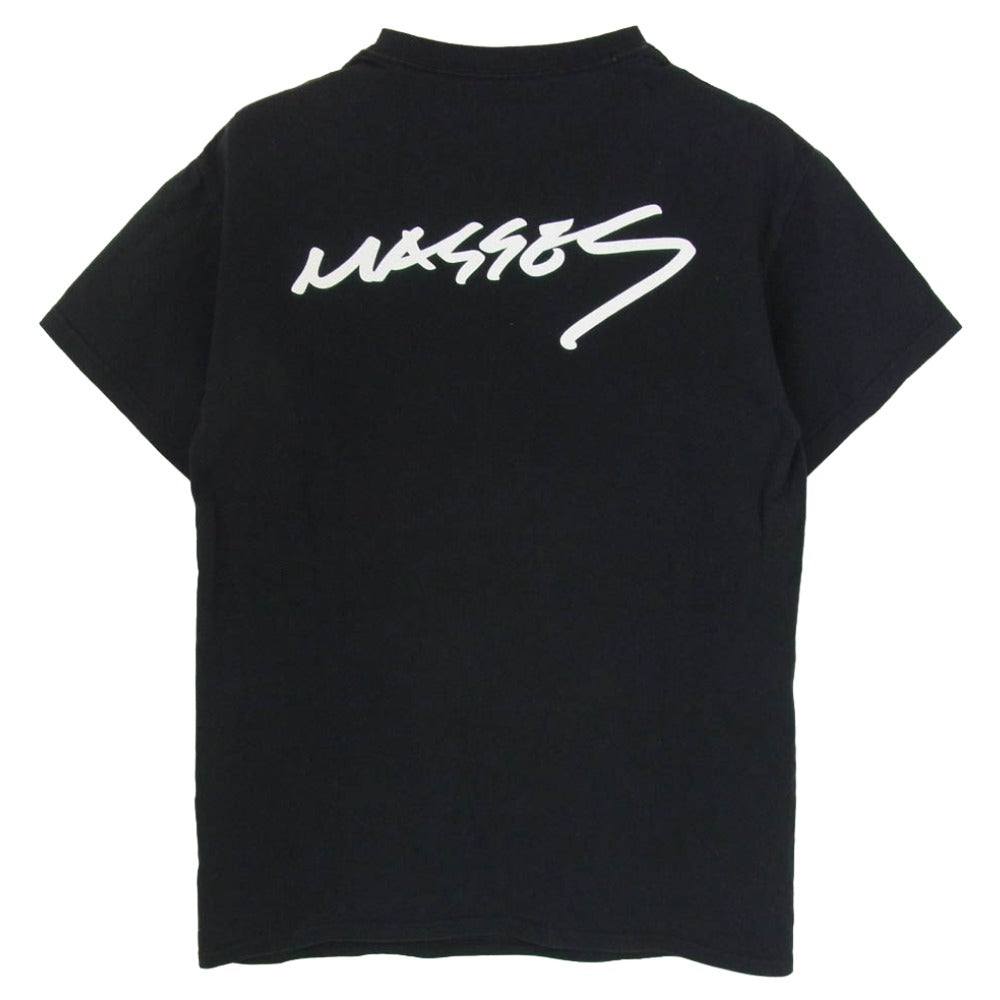 MASSES マシス プリント グラフィック 半袖 Tシャツ ブラック系 S【中古】