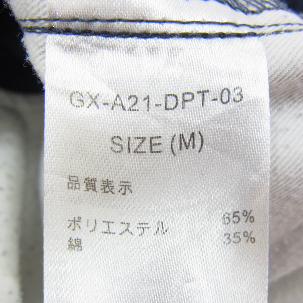 GOD SELECTION XXX ゴッドセレクション サイドライン チノ ワークパンツ ネイビー系 M【中古】