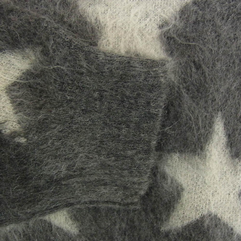 WACKO MARIA ワコマリア WMK-JQ02 STAR MOHAIR スター モヘア ニット セーター グレー系 M【中古】