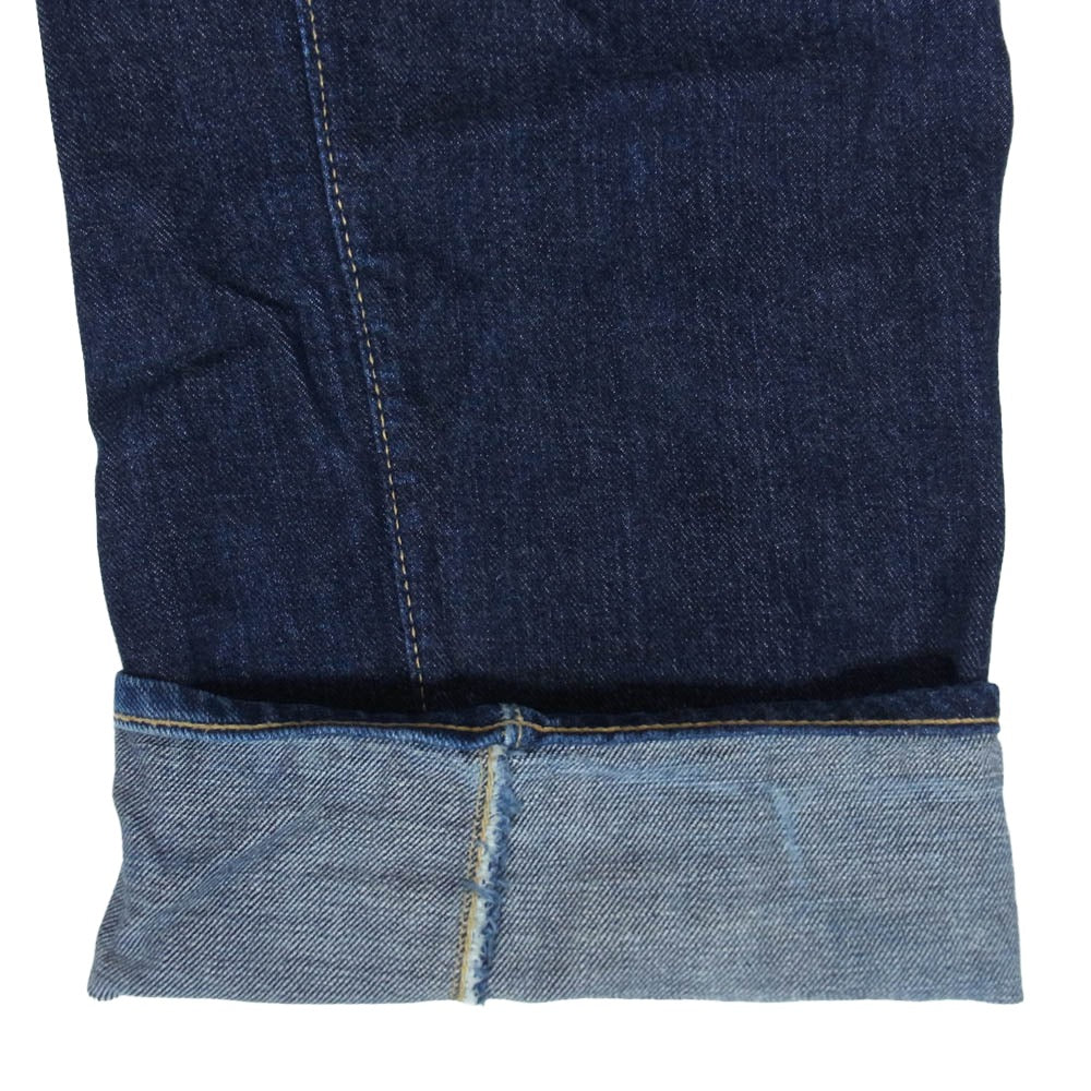 スリーフェイス ジッパーフライ ジーンズ デニムパンツ インディゴブルー系 M【中古】