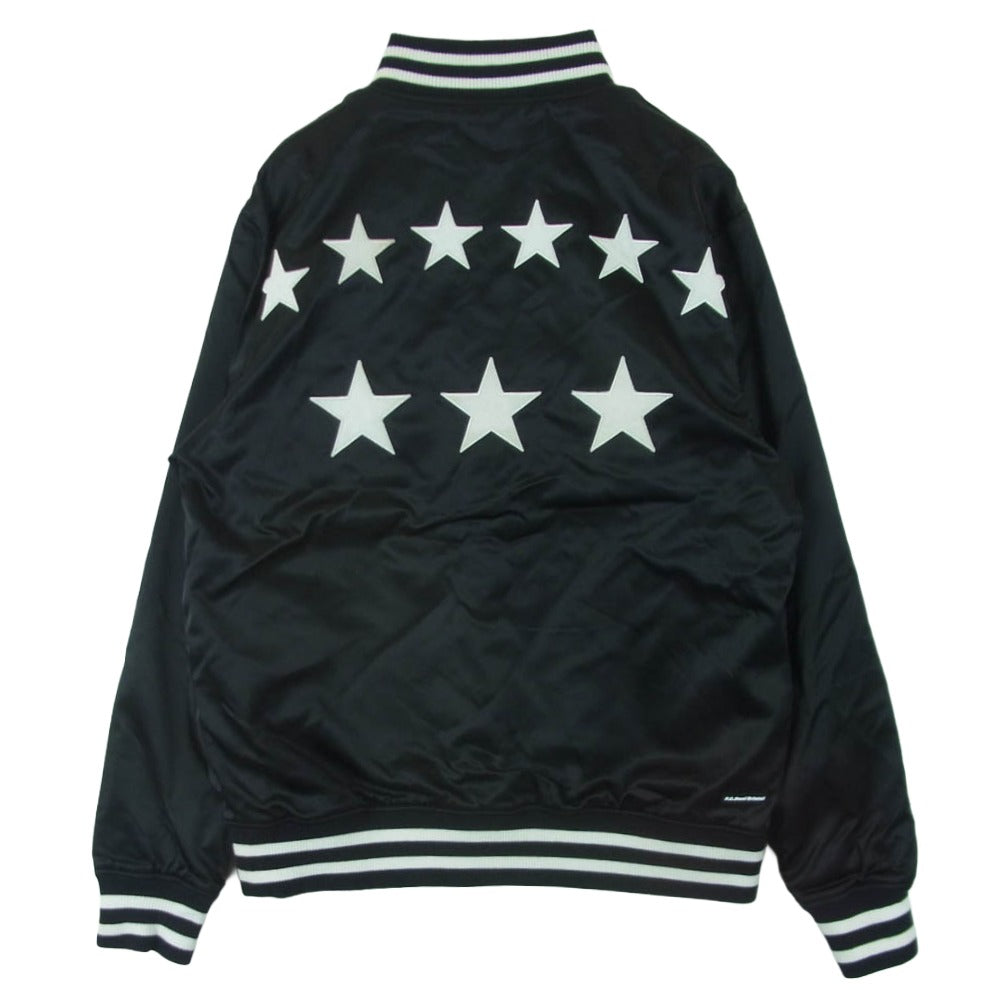 F.C.R.B. エフシーアールビー 16AW FCRB-167053 REVERSIBLE SATIN STADIUM JACKET リバーシブル サテン スタジアム ジャケット スタジャン ブルゾン ブラック系 グリーン系 ブラウン系 S【中古】