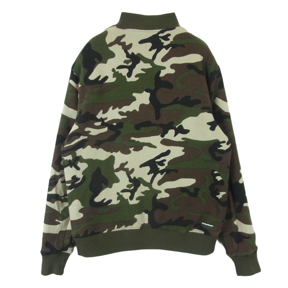 F.C.R.B. エフシーアールビー 16AW FCRB-167053 REVERSIBLE SATIN STADIUM JACKET リバーシブル サテン スタジアム ジャケット スタジャン ブルゾン ブラック系 グリーン系 ブラウン系 S【中古】